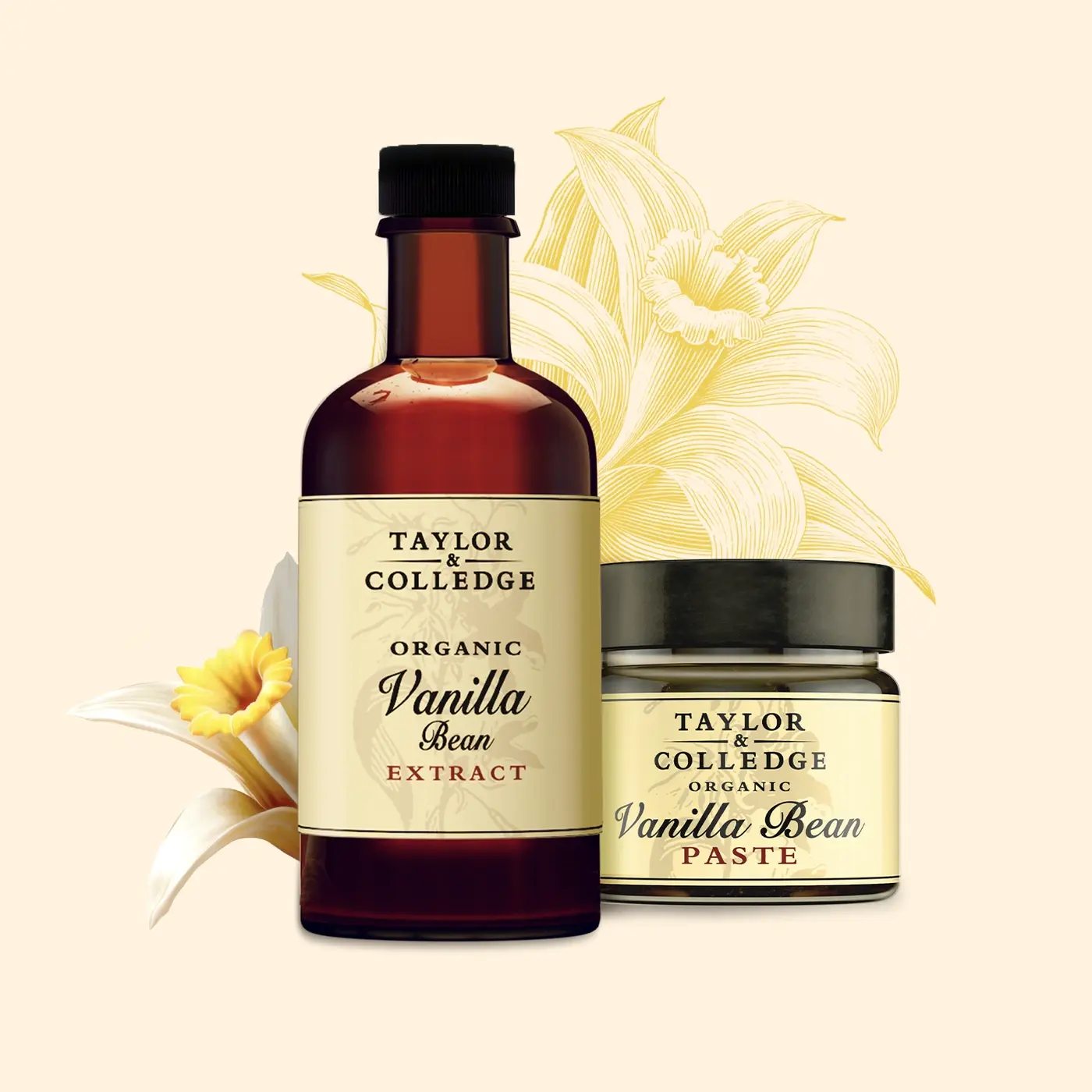 Picture - Organic vanilla products from Taylor & Colledge